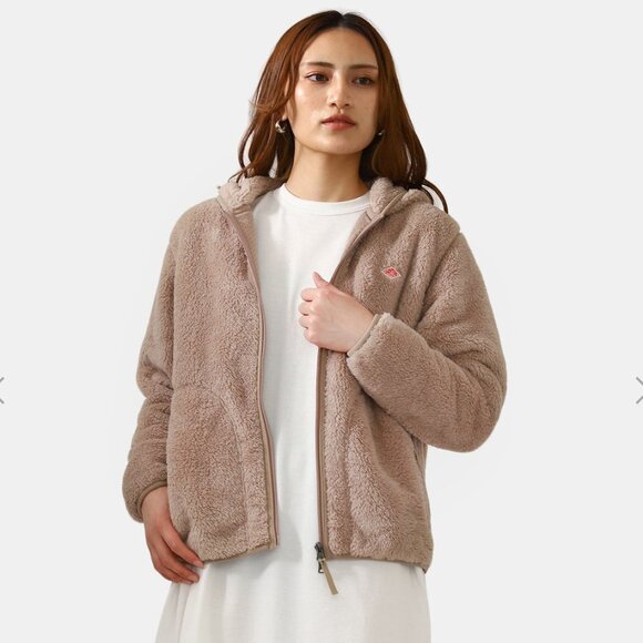 Danton Jackets & Blazers - Danton High Pile Hooded Jacket